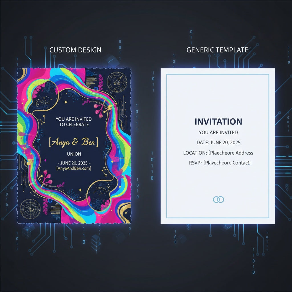 Custom vs. Template Invitations: Why Personalization Matters