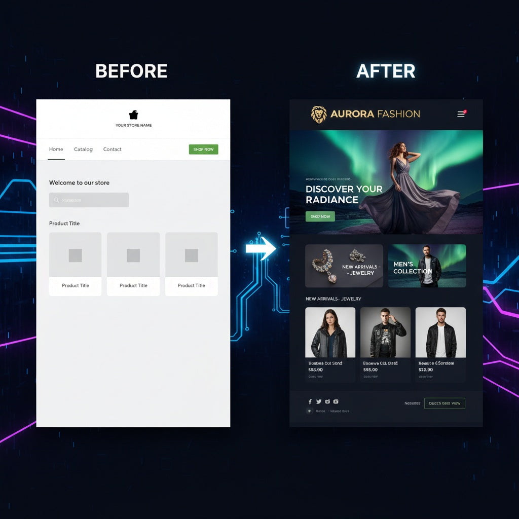 Before & After: Transforming a Basic Store into a Brand Experience