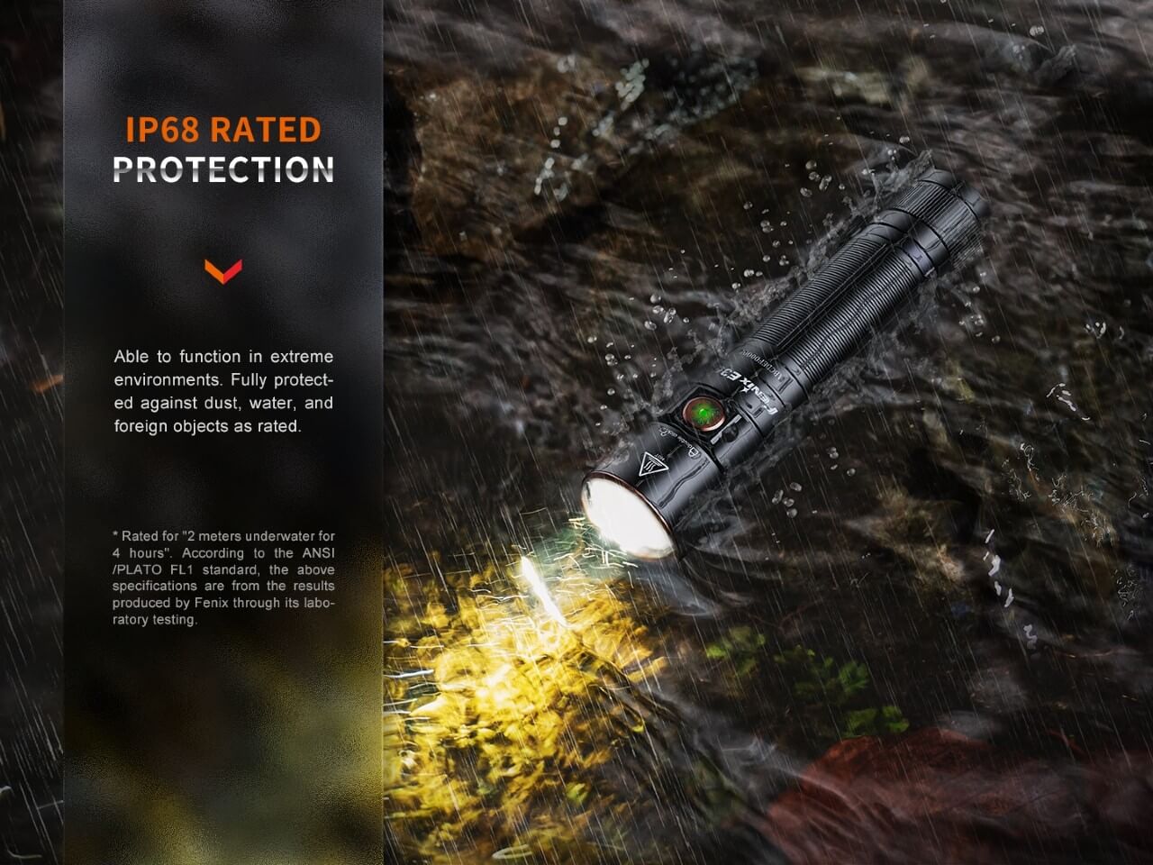 Fenix E35R High-Performance Rechargeable LED Flashlight - AureliaAdventure
