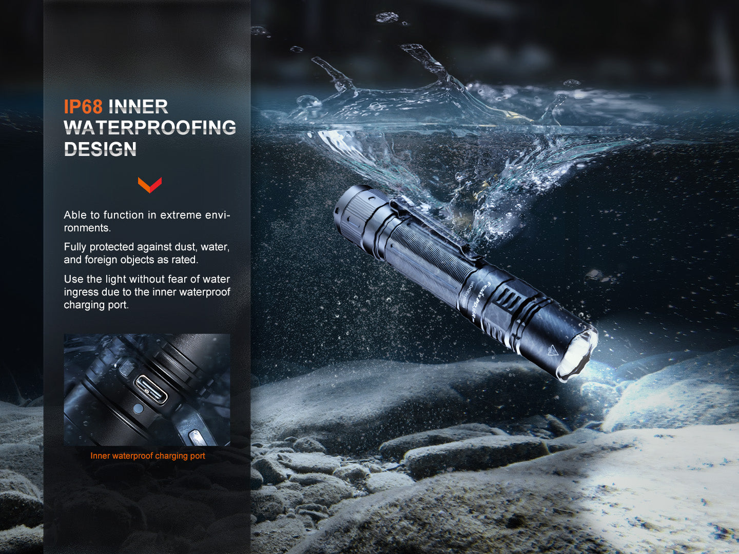 Fenix PD36R Pro 2800 Lumen Flashlight - AureliaAdventure