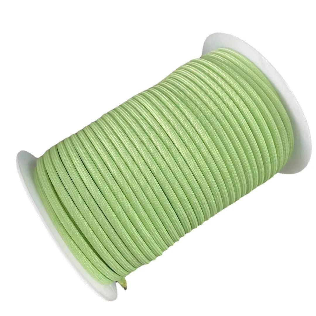 30m Glow-in-the-Dark Paracord – 4mm 9-Strand Core Outdoor Survival Rope for Camping, Tents & Safety Use - AureliaAdventure