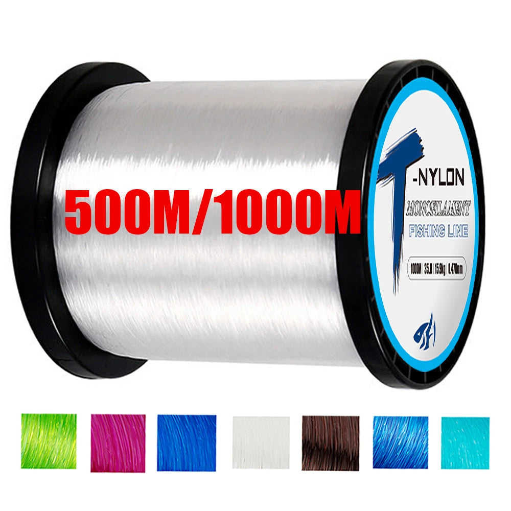 CLEAR WHITE - 1000M Nylon Fishing Line - AureliaAdventure