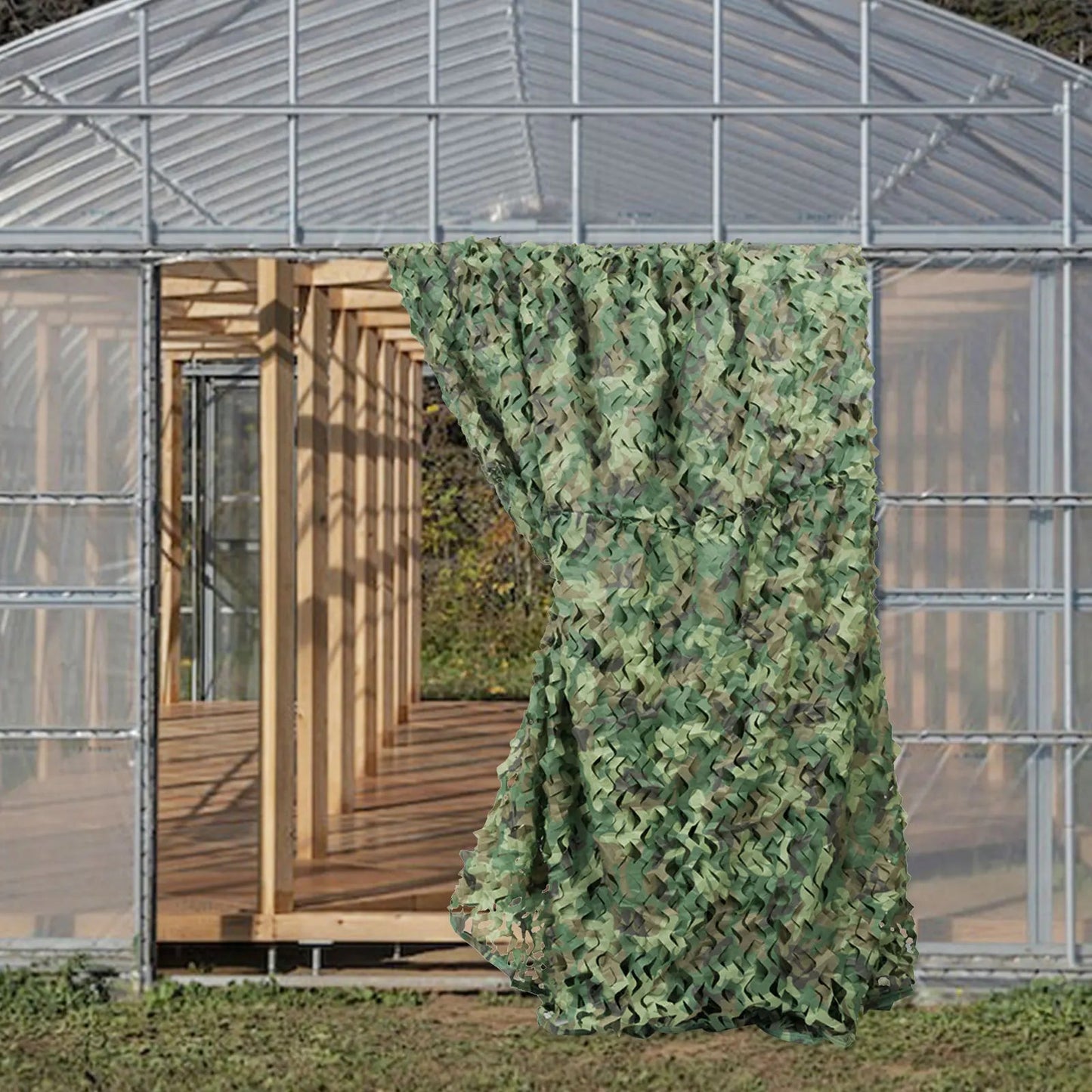 8x8M Foldable Camouflage Net – Lightweight Woodland Camo for Hunting, Survival, Photography & Outdoor Cover - AureliaAdventure