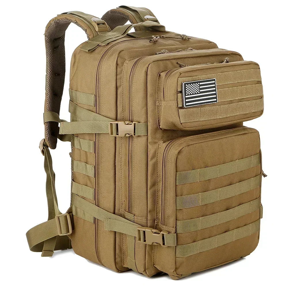 45L Tactical Backpack – Large-Capacity Outdoor Daypack for Hiking, Hunting & Camping - AureliaAdventure
