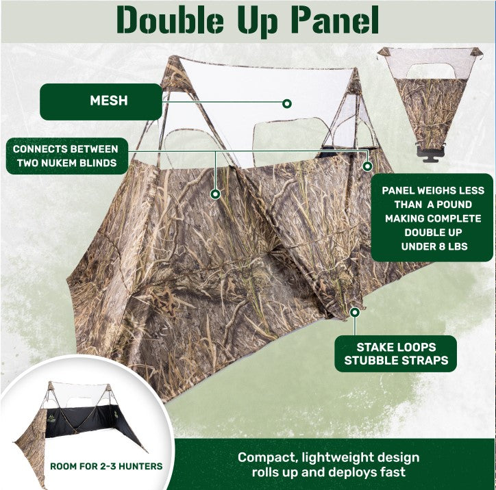 Double Up Panel - Mossy Oak Obsession 3D Leafy - AureliaAdventure