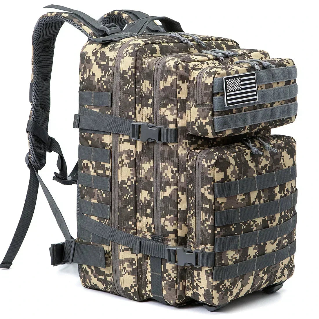 45L Tactical Backpack – Large-Capacity Outdoor Daypack for Hiking, Hunting & Camping - AureliaAdventure