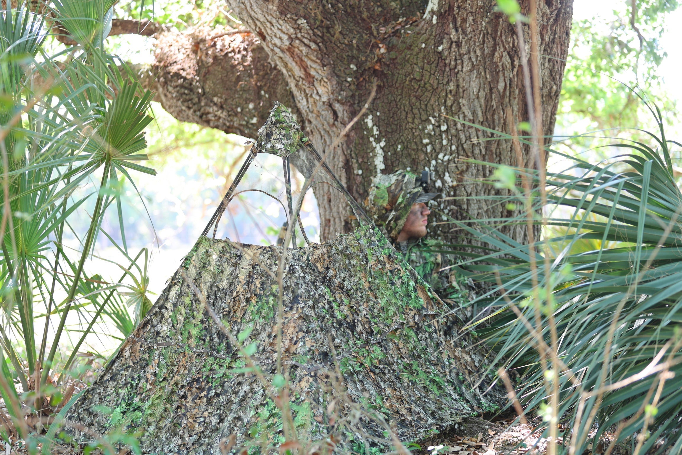 Hunting Blind - Mossy Oak Obsession 3D Leafy - AureliaAdventure