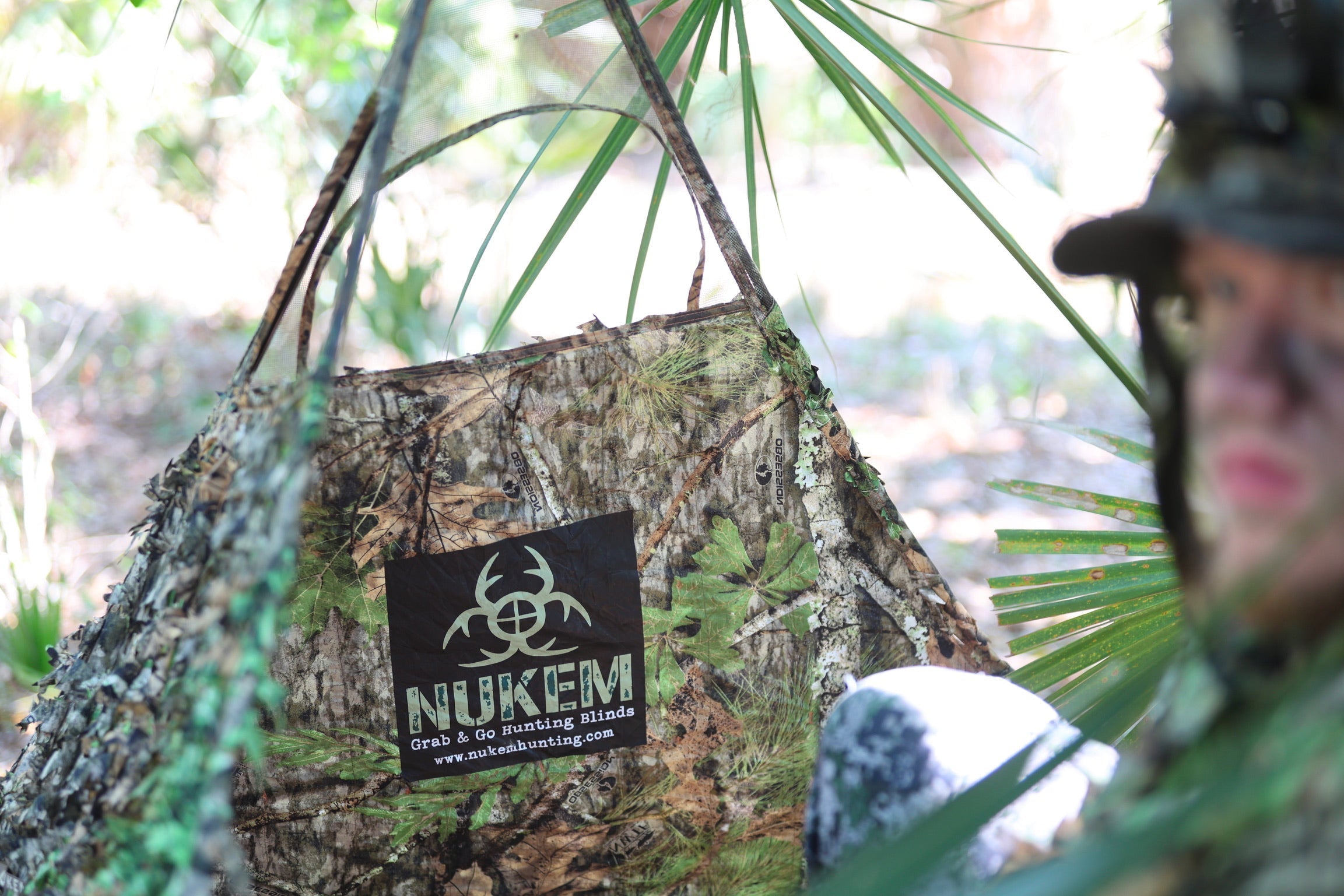 Hunting Blind - Mossy Oak Obsession 3D Leafy - AureliaAdventure