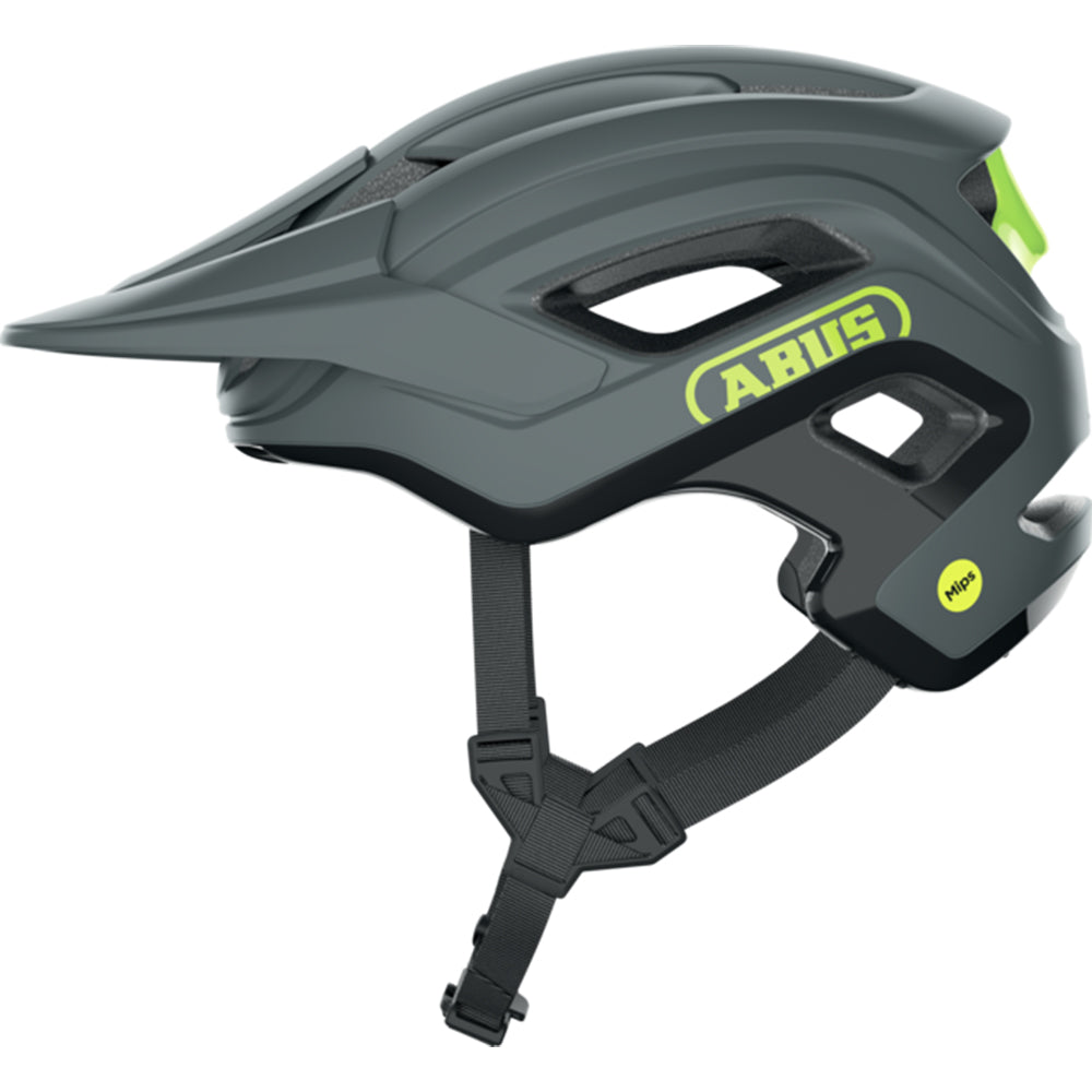 ABUS Cliffhanger MIPS Helmet (Concrete Grey) - AureliaAdventure