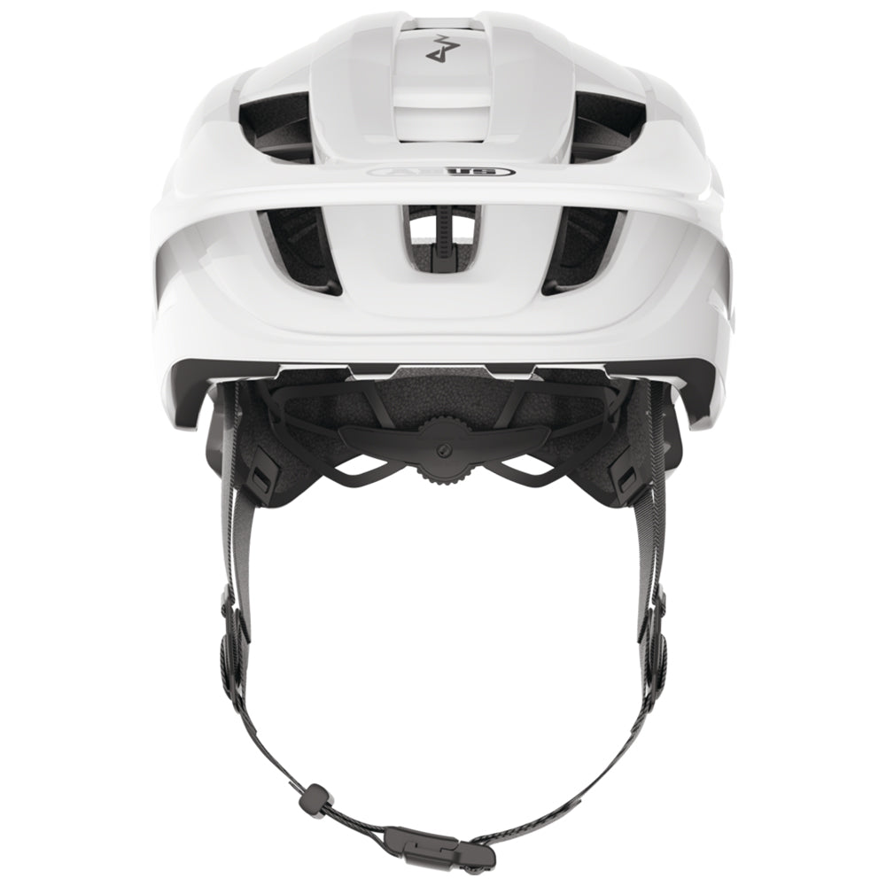 ABUS Cliffhanger MIPS Helmet (Shiny White) - AureliaAdventure