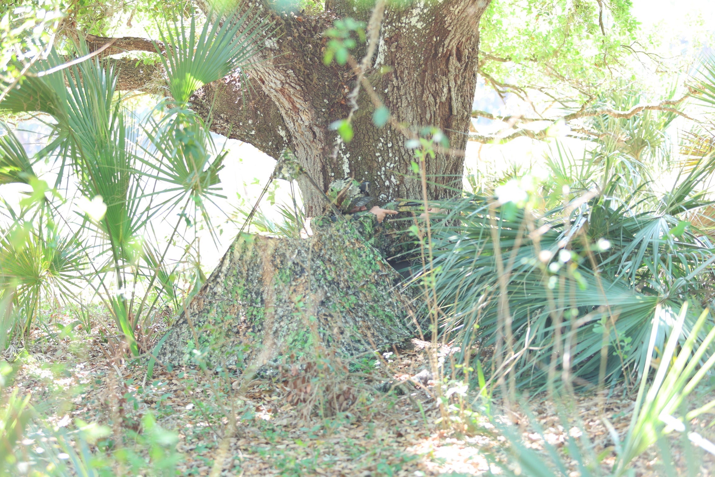 Hunting Blind - Mossy Oak Obsession 3D Leafy - AureliaAdventure