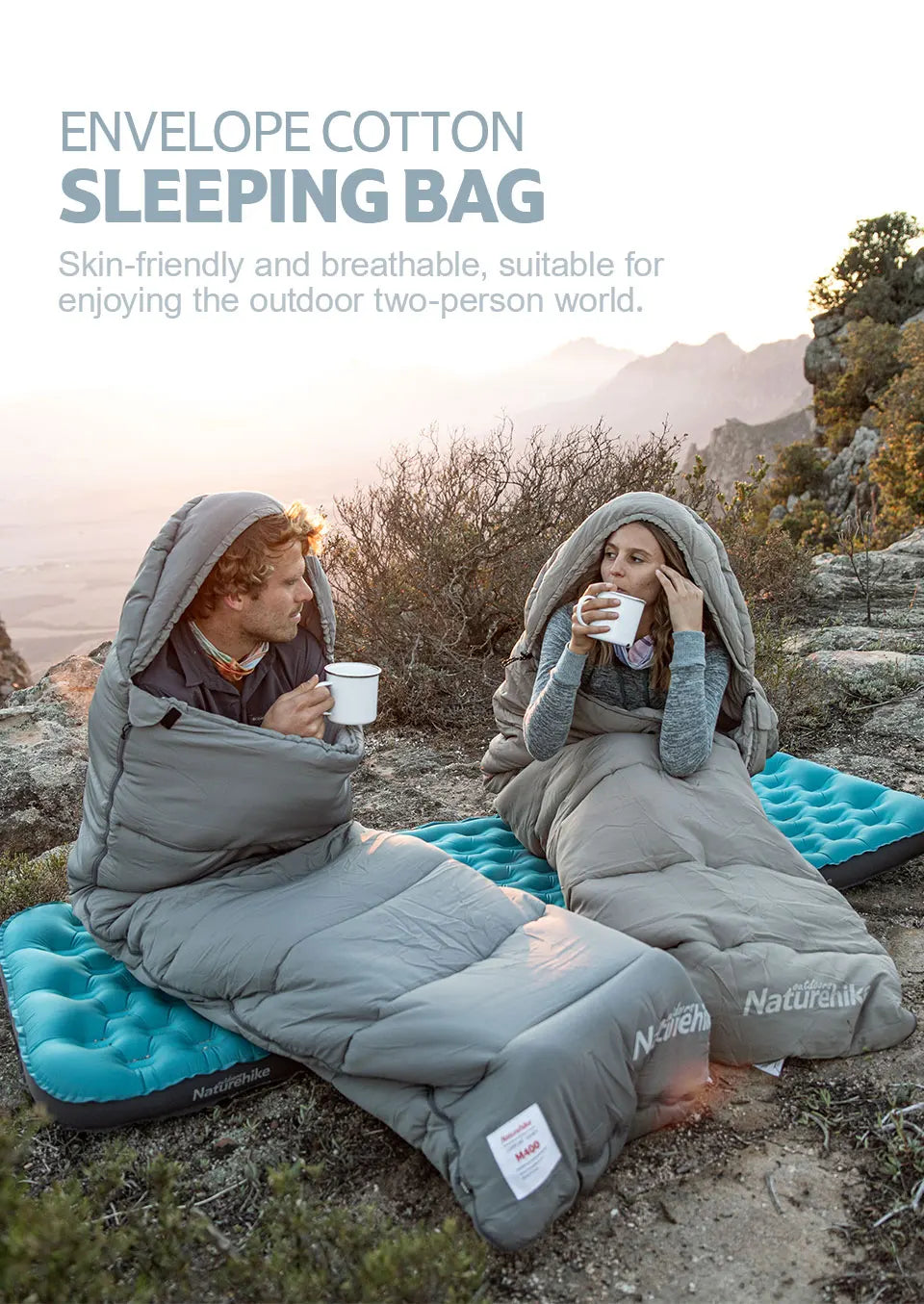 Lightweight Sleeping Bag – Compact 3-Season Camping Bag - AureliaAdventure
