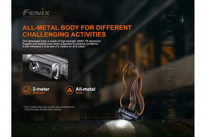Fenix HM70R Rechargeable LED Headlamp - 1600 Lumens - AureliaAdventure