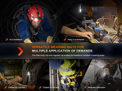 Fenix HM71R Rechargeable Industrial LED Headlamp - AureliaAdventure