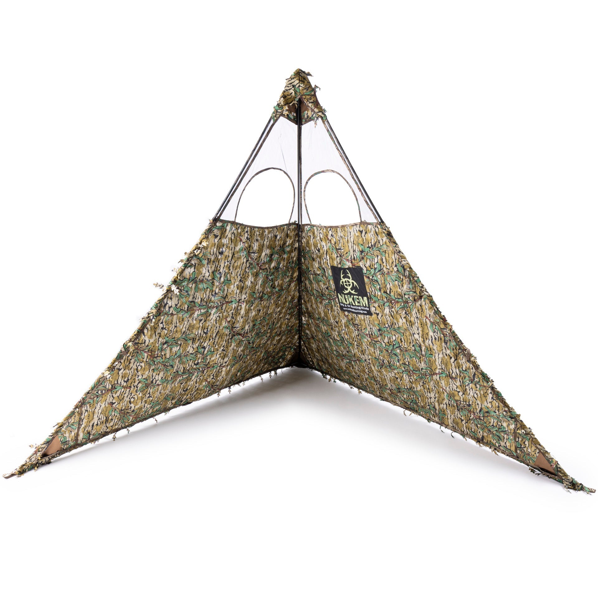 Hunting Blind - Mossy Oak Greenleaf 3D Leafy - AureliaAdventure