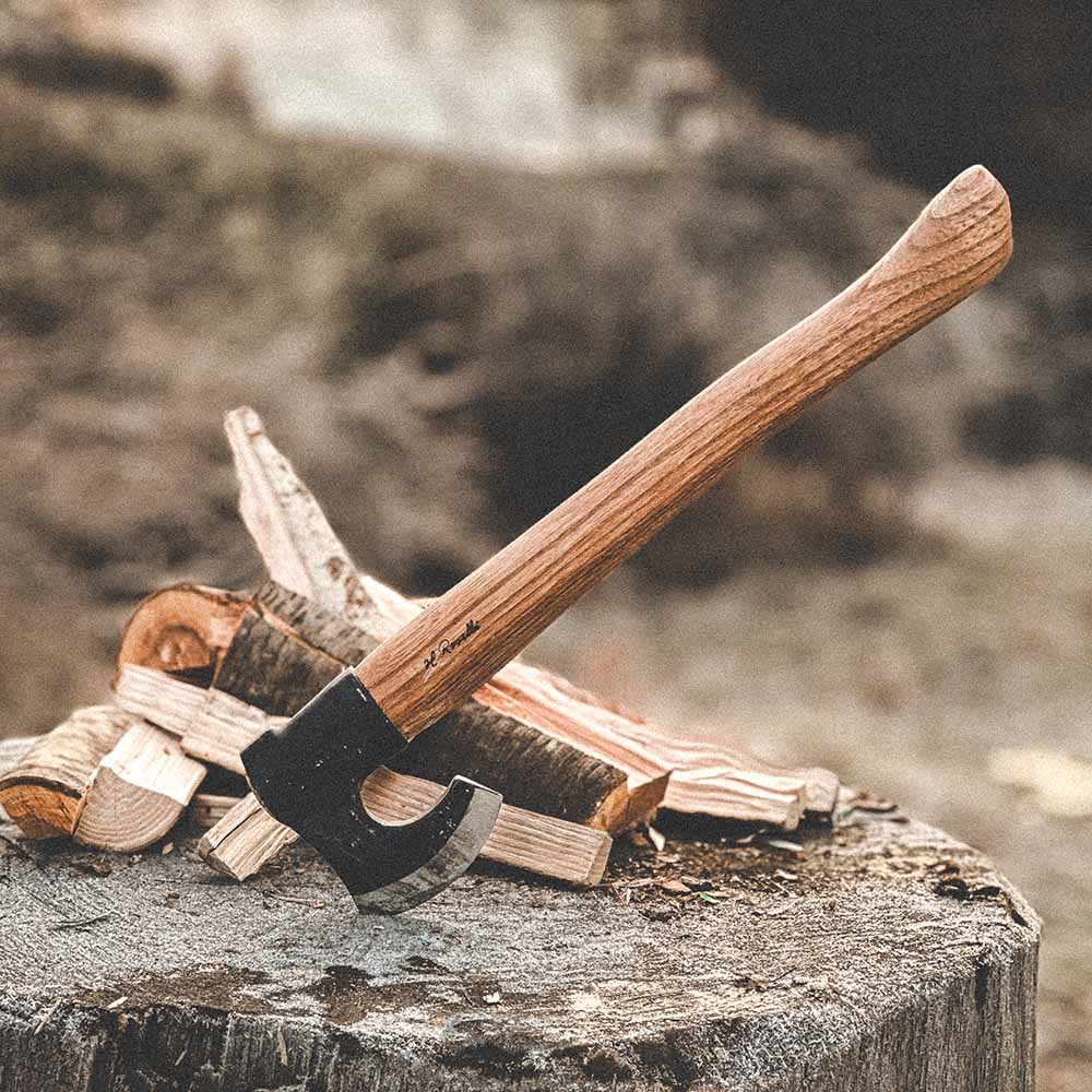 Roselli R850D The Axe, Long handle Red Elm Handle - AureliaAdventure