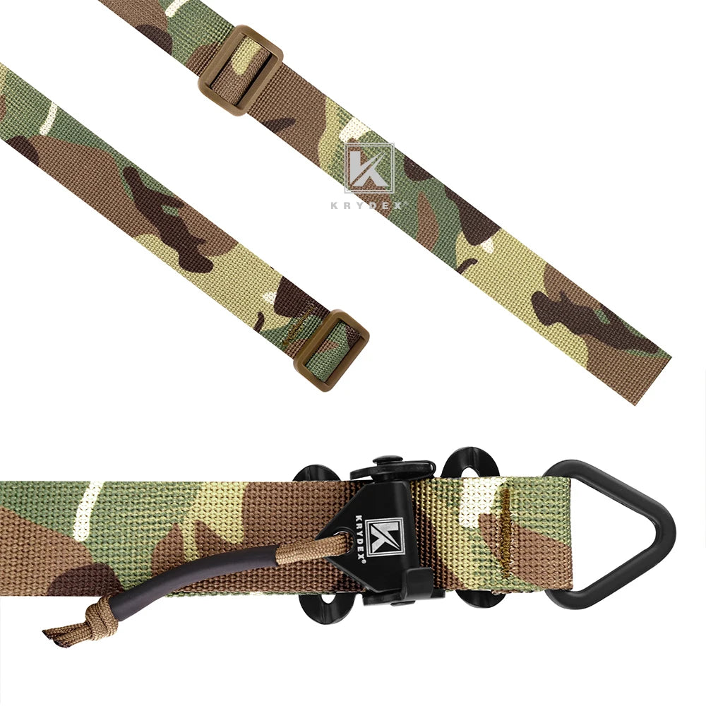Tactical Single-Point Rifle Sling – Padded Modular Shoulder Strap for Hunting & Outdoor Use - AureliaAdventure