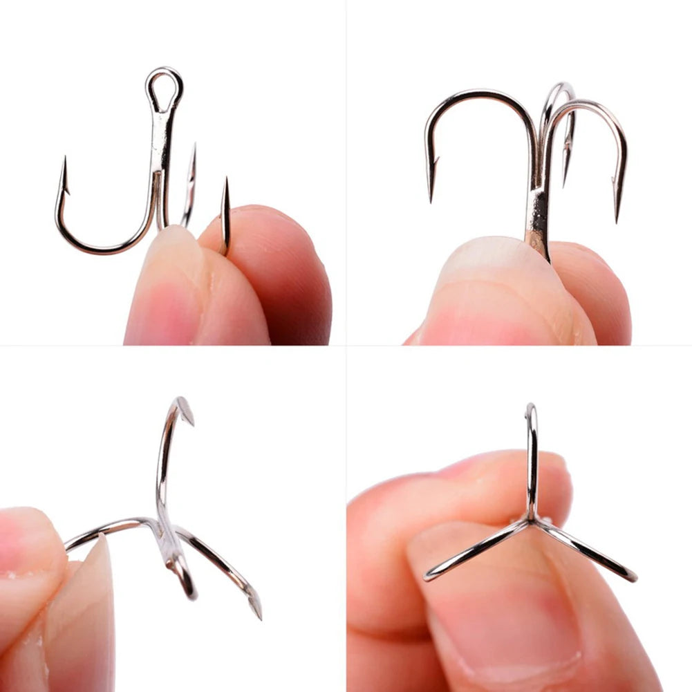 50pcs Treble Fishing Hooks Kit - AureliaAdventure