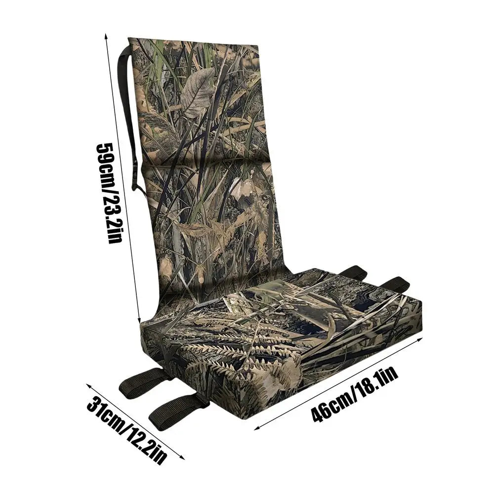Detachable Tree Stand Cushion – Comfortable Camouflage Hunting Seat Pad for Climbing & Outdoor Use - AureliaAdventure