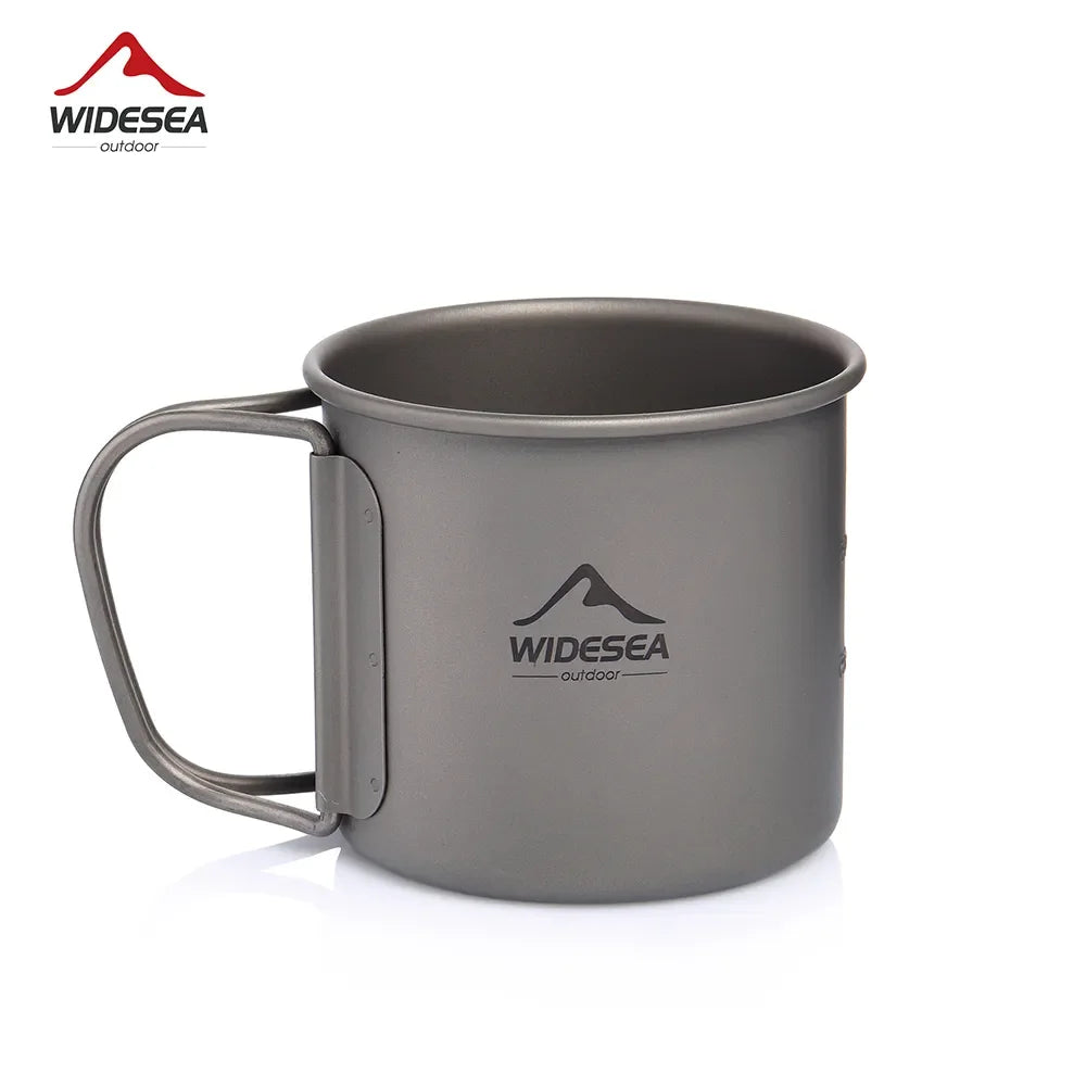 Widesea Titanium Camping Mug – Ultralight Outdoor Cup for Hiking & Travel - AureliaAdventure
