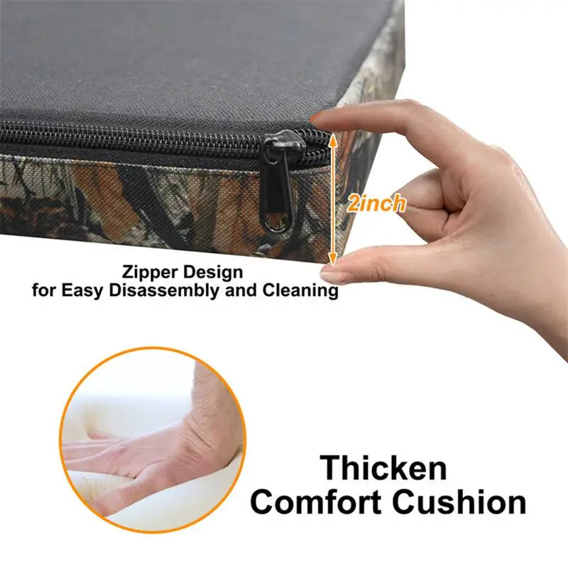Adjustable Tree Stand Seat Cushion – Comfortable Hunting Seat Pad for All-Day Support - AureliaAdventure