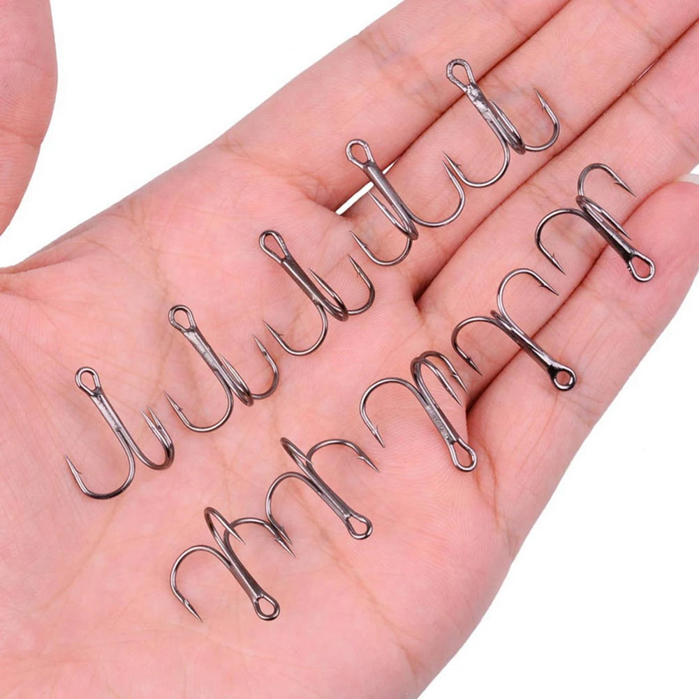 50pcs Treble Fishing Hooks Kit - AureliaAdventure