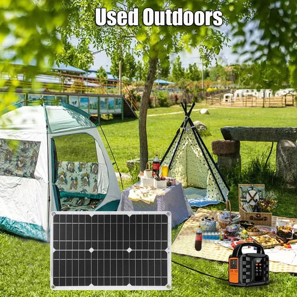 6000W Solar Power Generator Kit – 110V/220V with Controller - AureliaAdventure