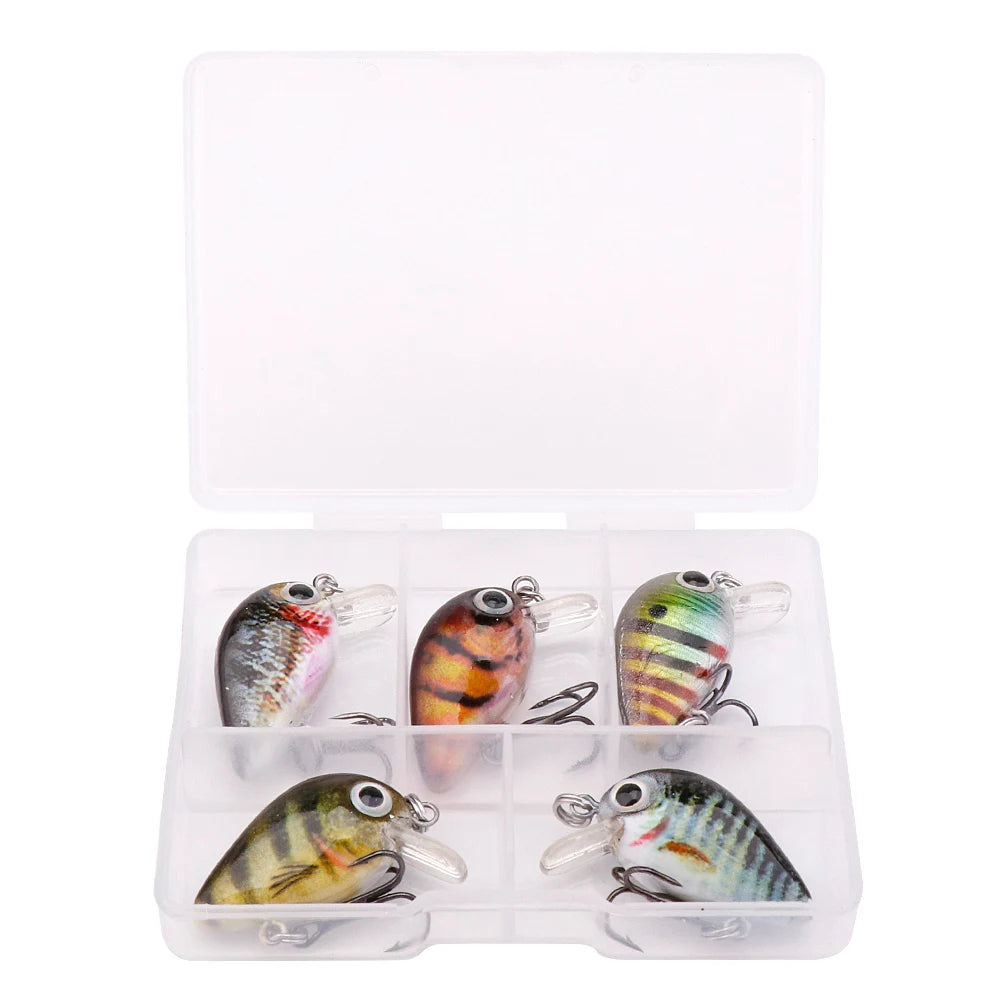 5pcs Mini Fish Lure Set - AureliaAdventure