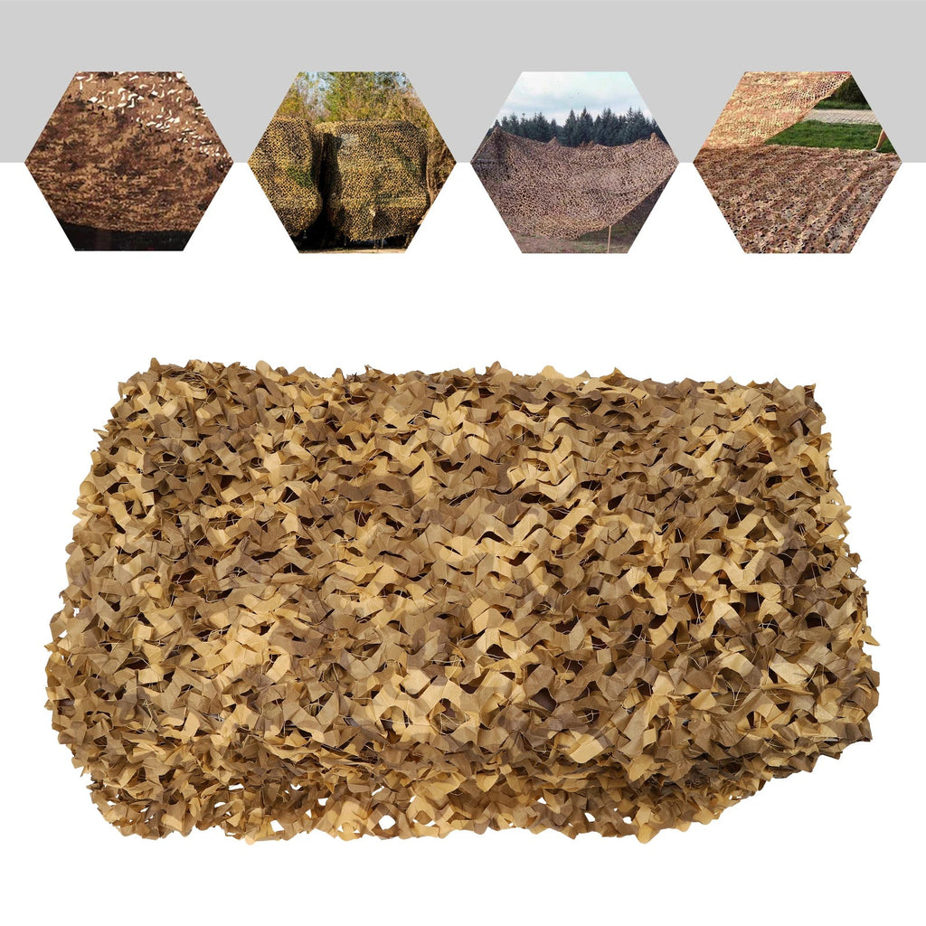 3×5m Camo Net – Nylon Camouflage Netting for Hunting, Camping & Sunshade - AureliaAdventure