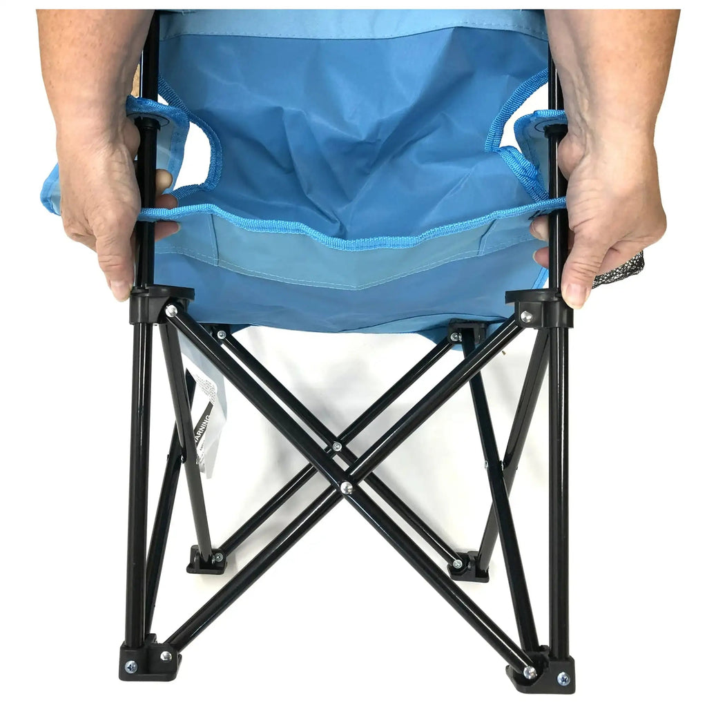 Kids Folding Camp Chair – Portable Outdoor Chair with Carry Bag (Ages 2–5) - AureliaAdventure