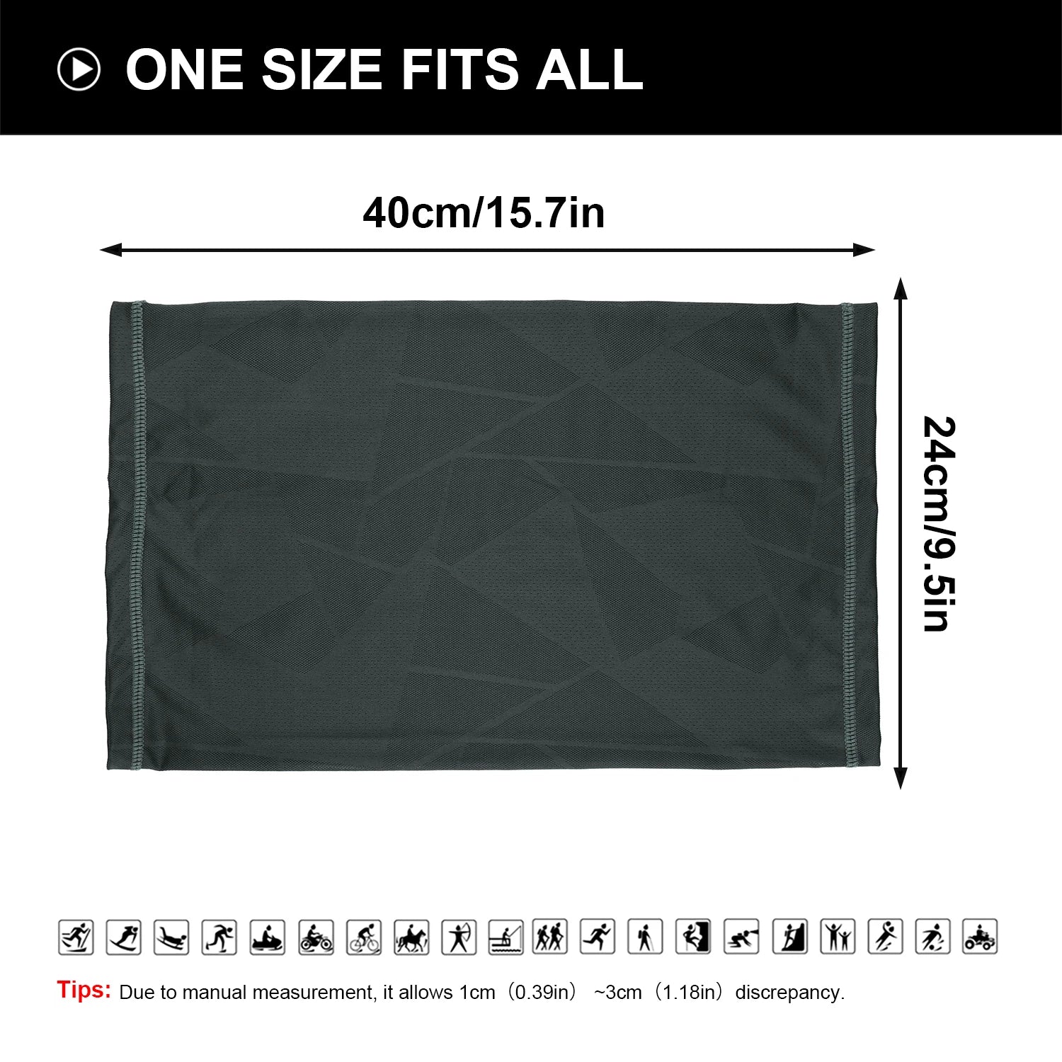 UPF 50+ UV Fishing Neck Gaiter – Breathable Sun Protection Face Mask for Outdoor Sports - AureliaAdventure