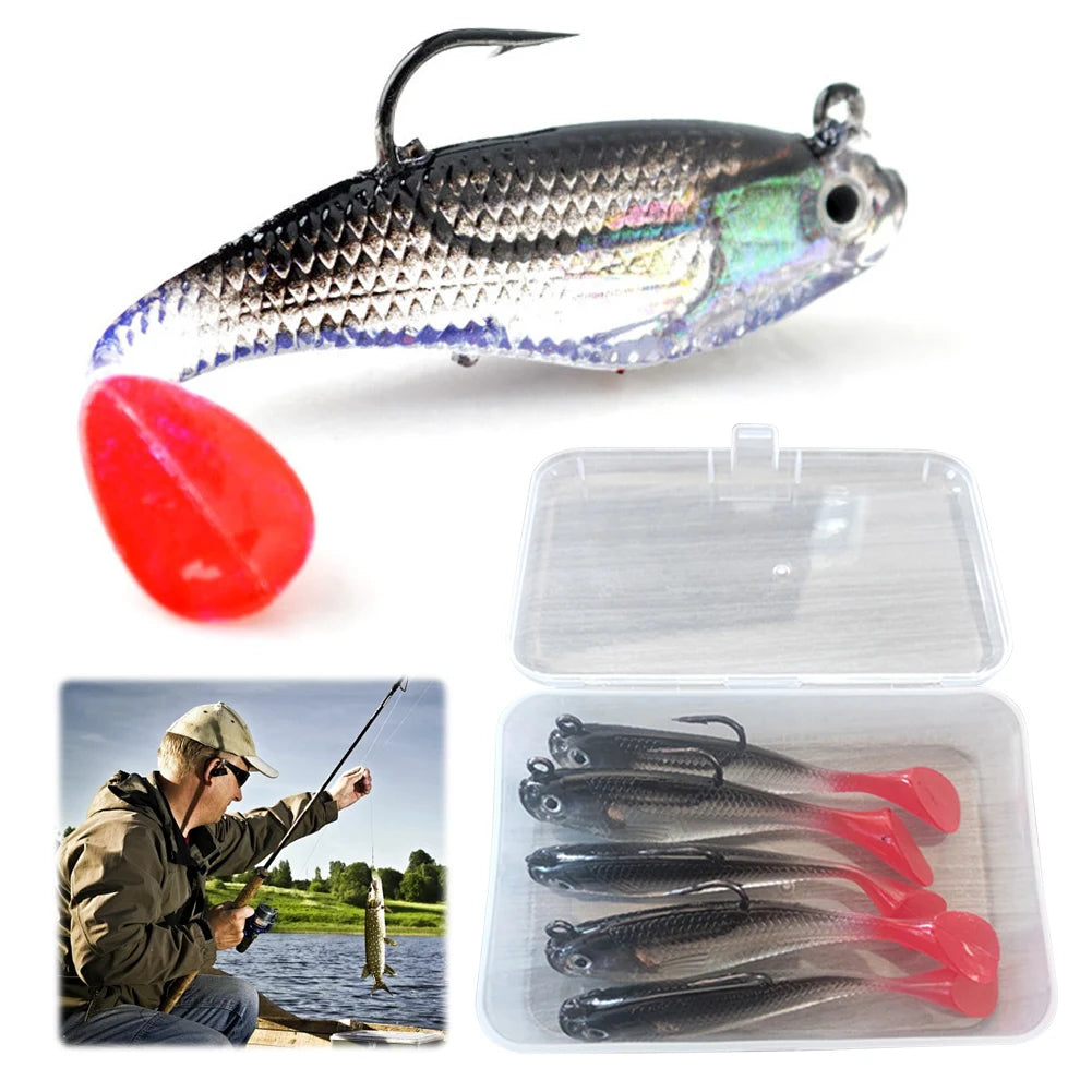5pcs/lot Soft Lure - AureliaAdventure