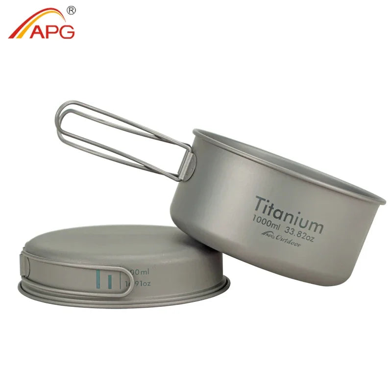 Titanium Pan Outdoor Cookware - AureliaAdventure