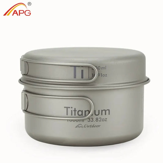 Titanium Pan Outdoor Cookware - AureliaAdventure