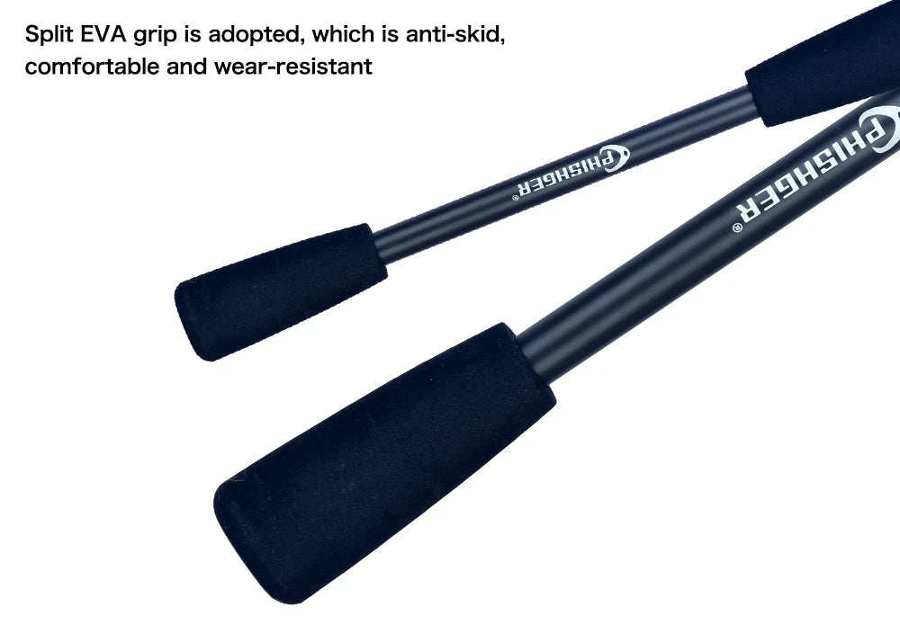 Ultralight Travel Fishing Rod – Spinning/Baitcasting, Carbon, 5–30g Casting - AureliaAdventure