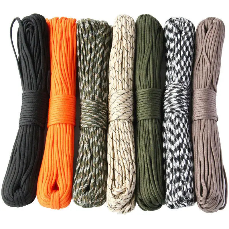 9-Core 650lb Paracord – 4mm Tactical Survival Rope for Lanyards, Bracelets, Dog Collars & Outdoor Gear (5/15/31m) - AureliaAdventure