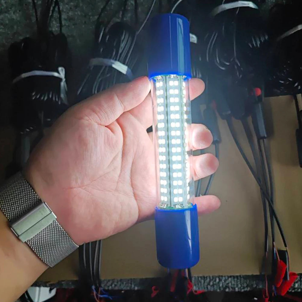 50W Underwater Fishing Light – 12–24V Submersible LED Fish Attractor for Squid, Shrimp & Krill - AureliaAdventure