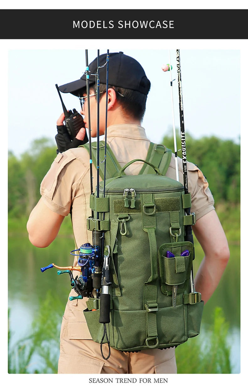 Tactical Fishing Backpack - AureliaAdventure