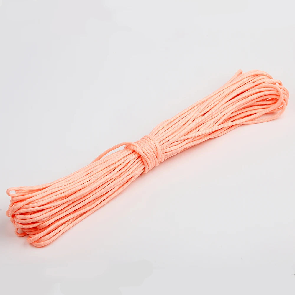 9-Core Glow-in-the-Dark Paracord – 550lb 4mm Luminous Survival Rope for Camping, Lanyards & Outdoor Use - AureliaAdventure