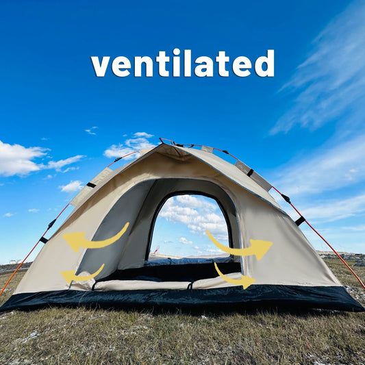 Automatic Pop-Up Tent – Waterproof & UV-Resistant Shelter for Camping, Fishing & Beach - AureliaAdventure