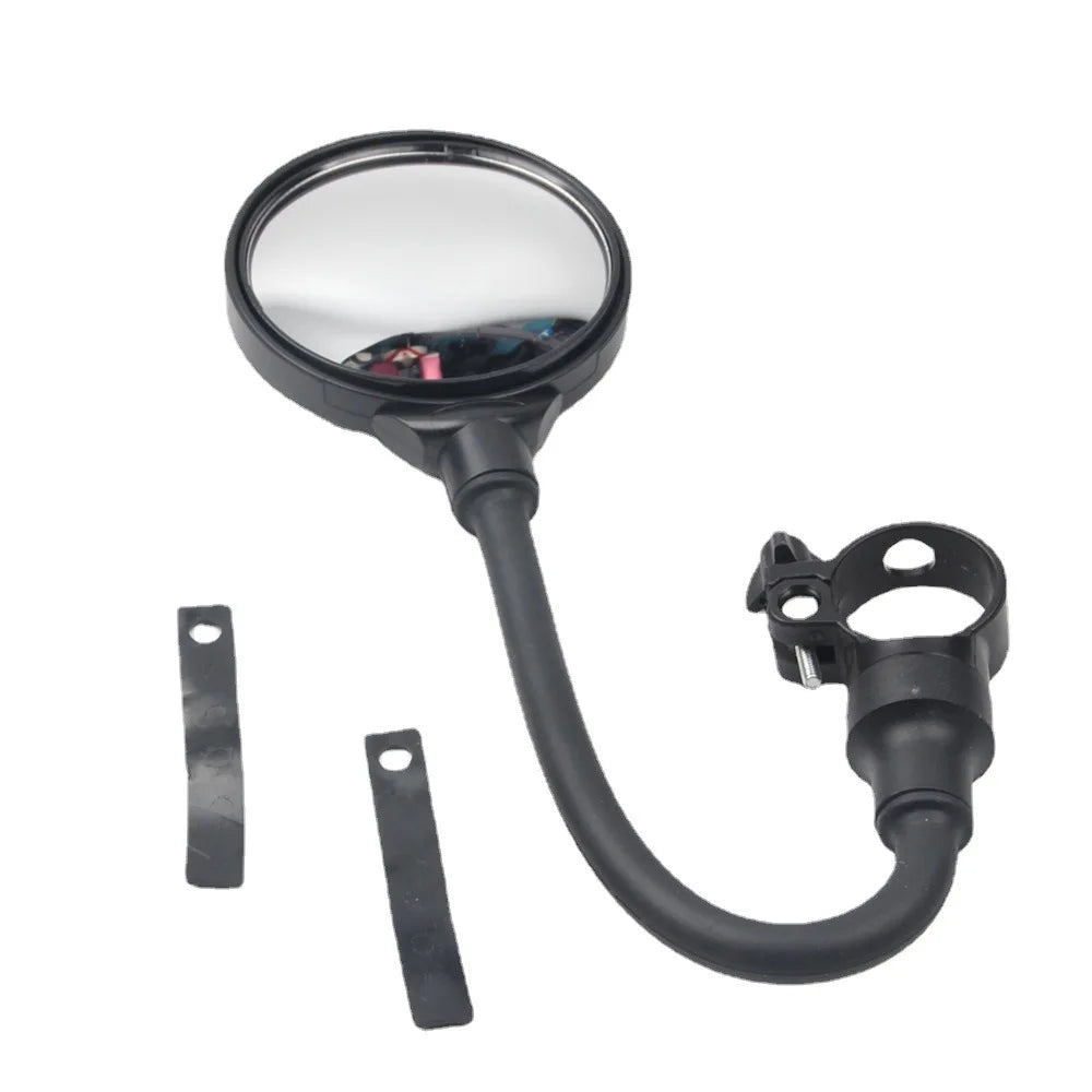 Bicycle Rearview Handlebar Mirrors 360 for Mountain Road Bike Motorcycle Bendable Hose Adjustable Rearview Mirror - AureliaAdventure