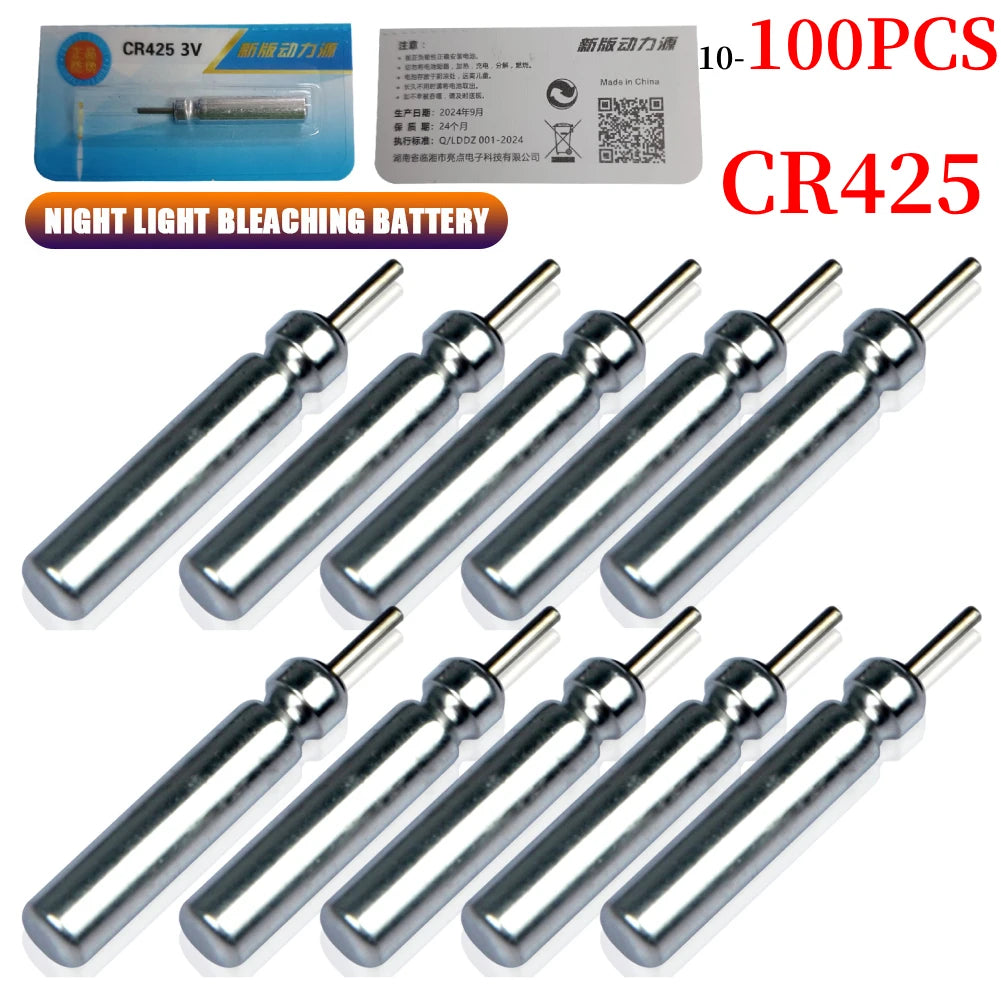 CR425 Fishing Float Batteries – 3.6V Luminous Power Cells for Night Fishing Floats (10–100PCS) - AureliaAdventure