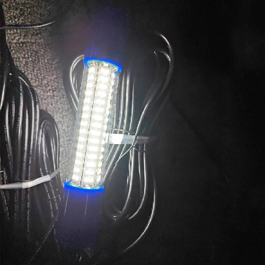 50W Underwater Fishing Light – 12–24V Submersible LED Fish Attractor for Squid, Shrimp & Krill - AureliaAdventure