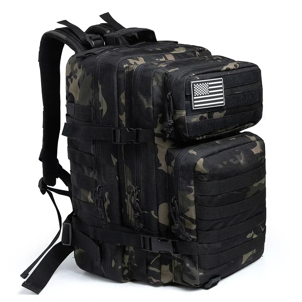 45L Tactical Backpack – Large-Capacity Outdoor Daypack for Hiking, Hunting & Camping - AureliaAdventure
