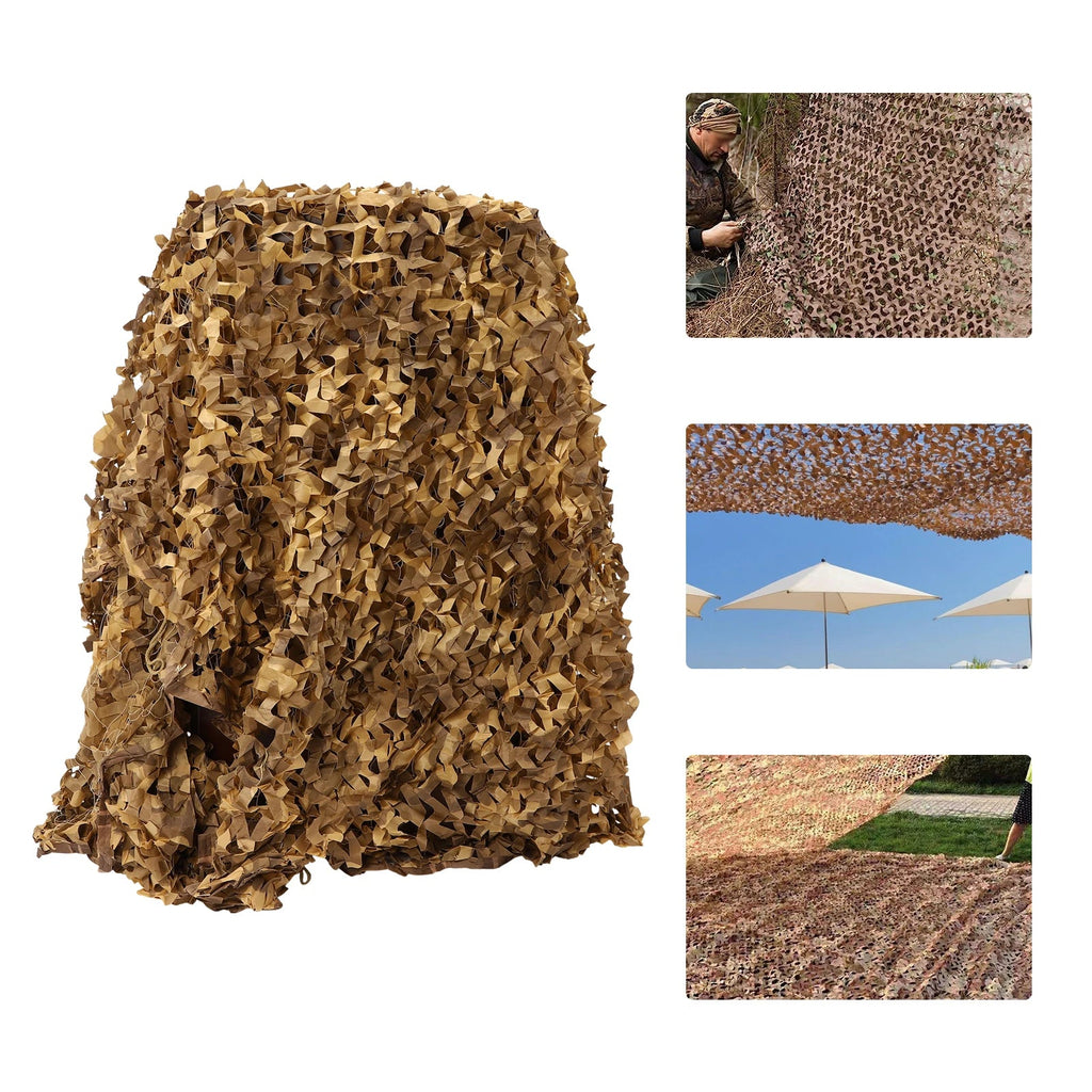 3×5m Camo Net – Nylon Camouflage Netting for Hunting, Camping & Sunshade - AureliaAdventure
