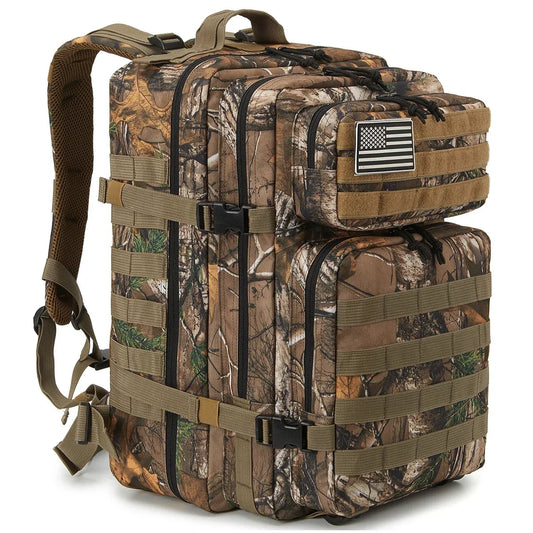 45L Tactical Backpack – Large-Capacity Outdoor Daypack for Hiking, Hunting & Camping - AureliaAdventure