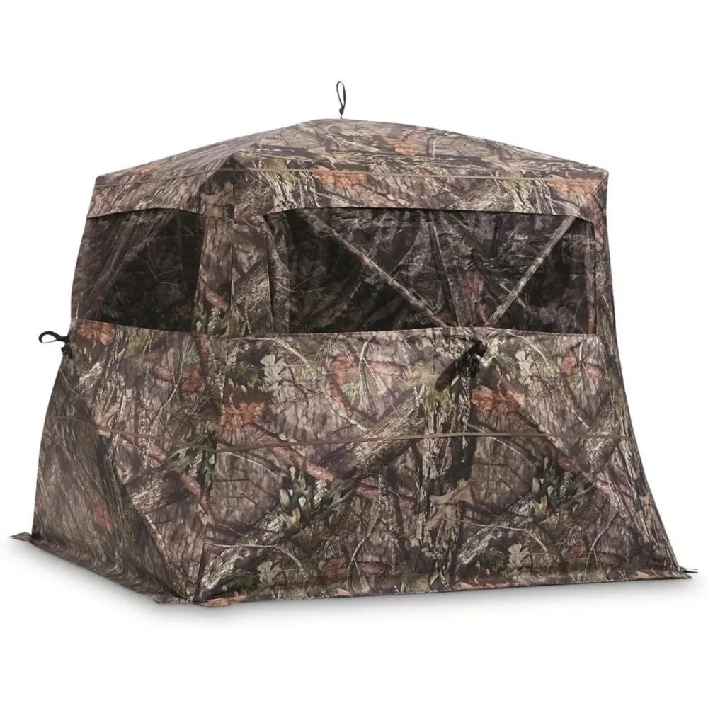 Flare 270 Pop-Up Hunting Blind – Camo Ground Blind for Deer, Duck & Turkey Hunting - AureliaAdventure