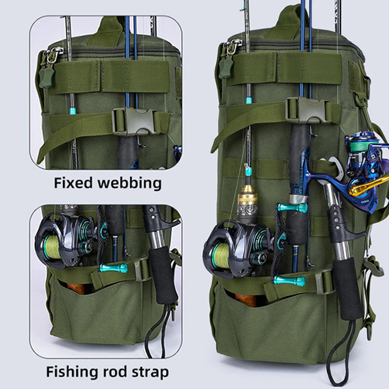Tactical Fishing Backpack - AureliaAdventure