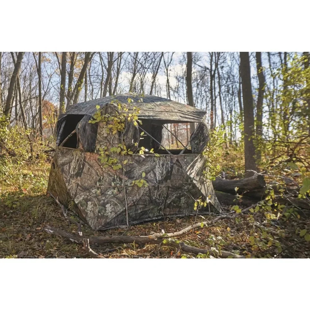 Flare 270 Pop-Up Hunting Blind – Camo Ground Blind for Deer, Duck & Turkey Hunting - AureliaAdventure