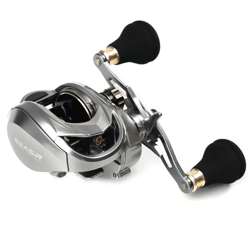 Seasir Megacuda Baitcasting Reel – 15kg Drag, 6.5:1 Gear Ratio, Jigging & Saltwater Ready - AureliaAdventure
